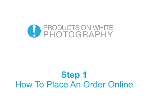 Step 1: How To Place An Online Order