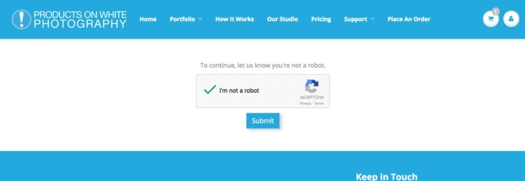 captcha How To Access Your POW Account