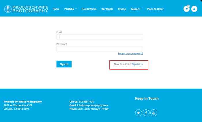 enter account info How To Access Your POW Account