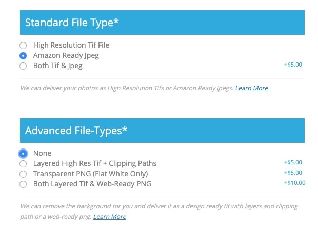 order file types The Different Image Types We Deliver